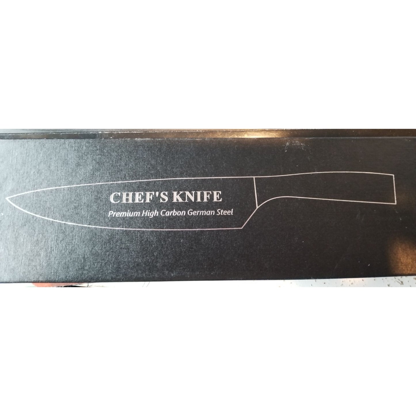 Chef Knife Forged Handmade 8 Inch Professional Kitchen Knife, Meat Cleaver HC Stainless German Steel with Full Tang Wood Handle