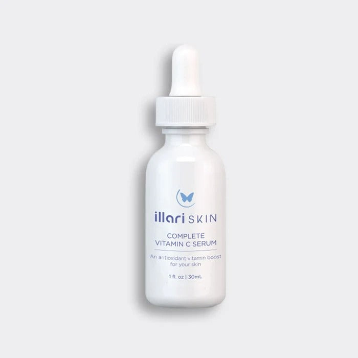 illari Skin Complete Vitamin C Serum 1 oz An anti-oxidant vitamin boost for your skin. Complete Vitamin C Serum is a powerful antioxidant,