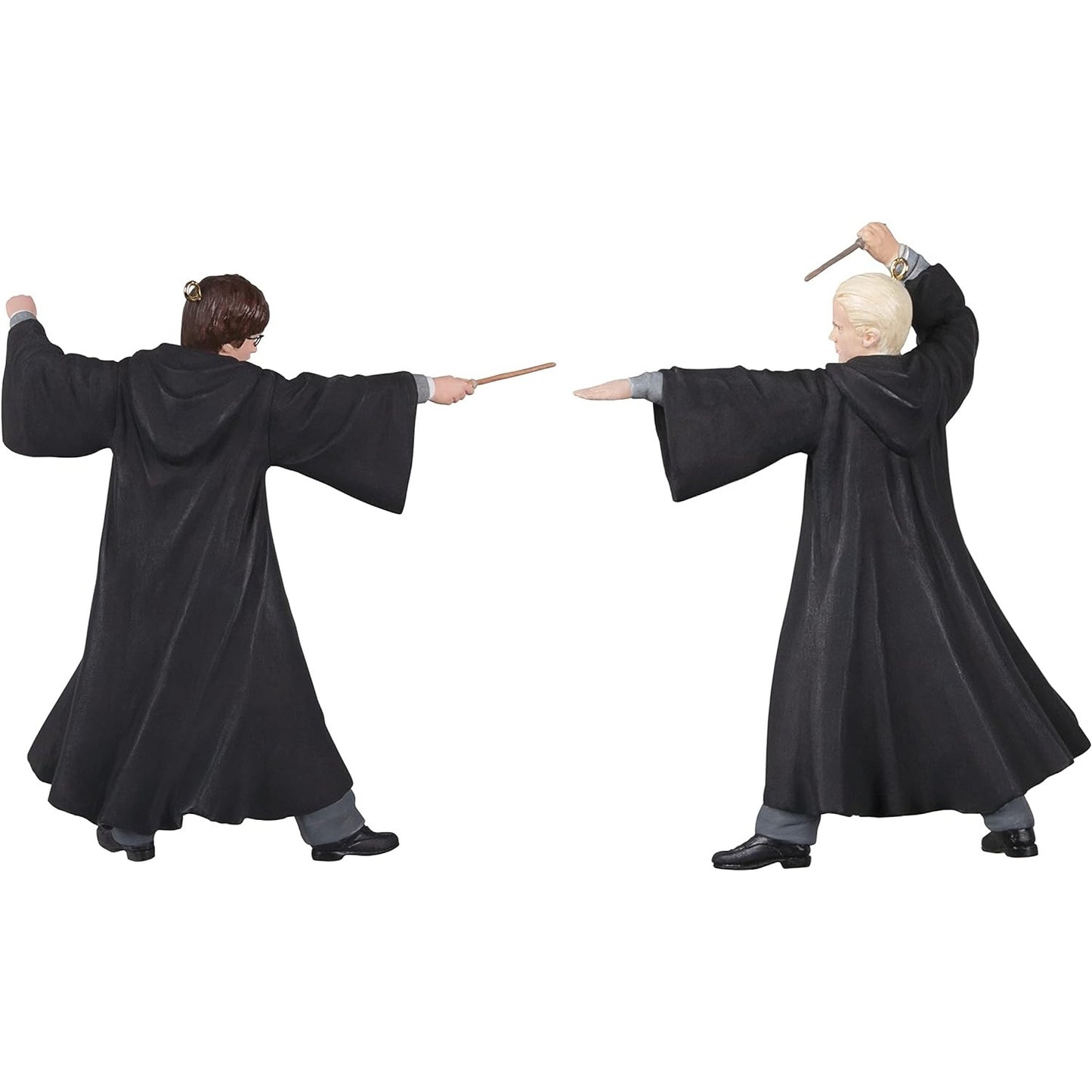 Hallmark Keepsake Plastic Christmas Ornament 2022, Harry Potter and The Chamber of Secrets 20th Anniversary The Dueling Club, Set of 2