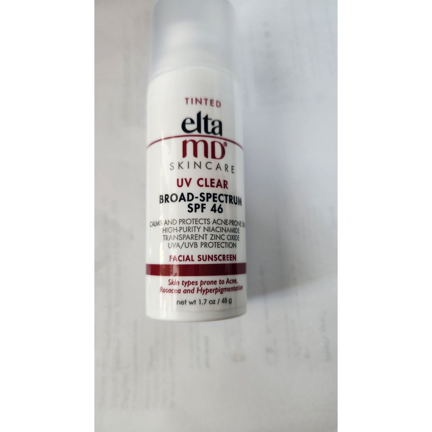 EltaMD UV Clear Tinted Broad Spectrum SPF 46 Facial Sunscreen 1.7 oz new