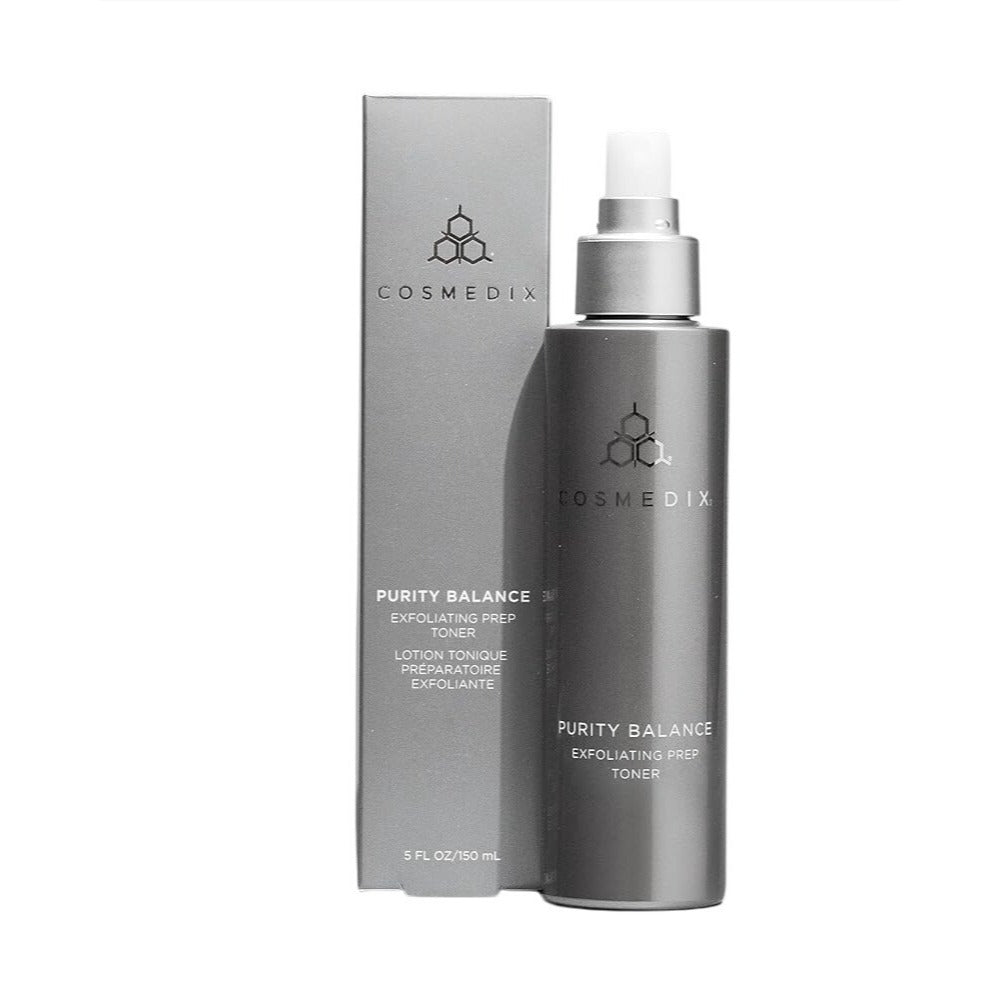 Skincare COSMEDIX Purity Balance 5 oz Exfoliating Prep Face Toner, Deep Clean Pores,