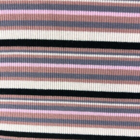 Dress Wild Fable Size XL Long Sleeve Pink Purple Stripe Dress