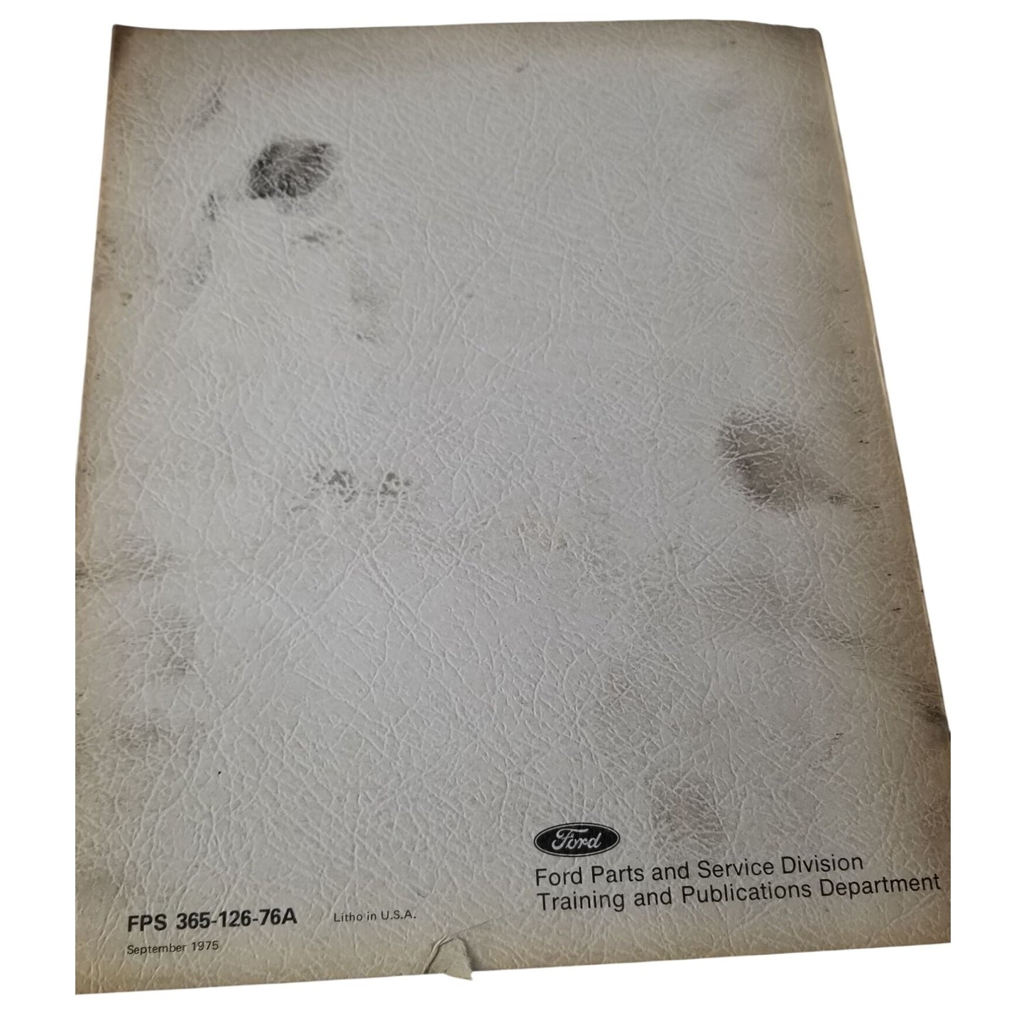 Book Ford 1976 - 1976 Car Shop Manual Vol # 1 Chassis