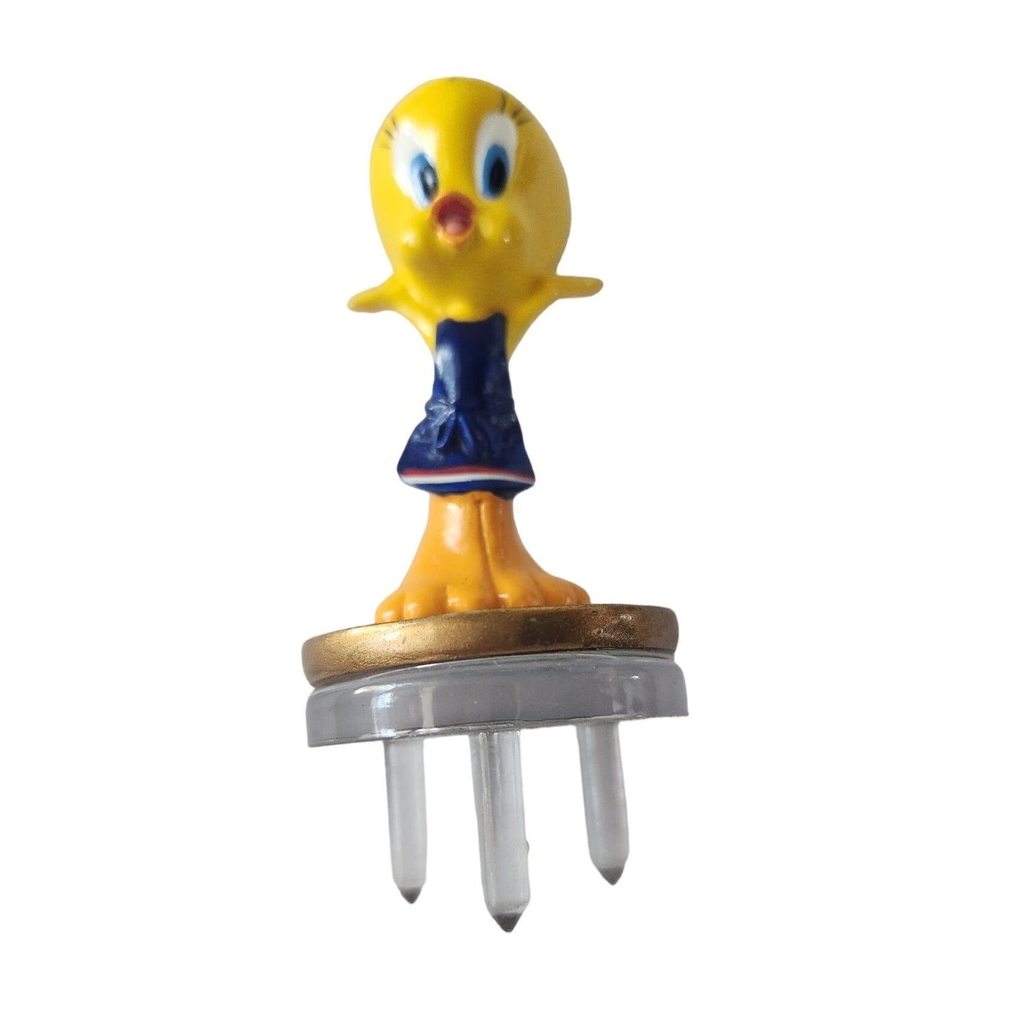 Cheese Pins Warner Bros 1 each Tweaty Bird 4" tall 1" stand Mark your Cheese