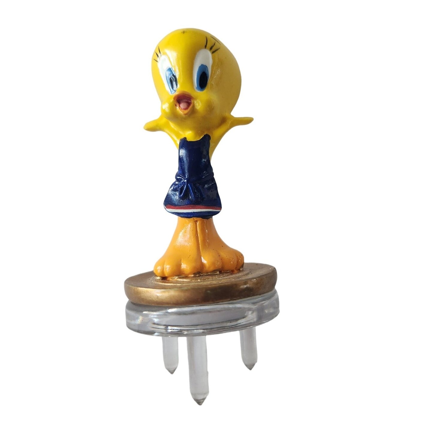 Cheese Pins Warner Bros 1 each Tweaty Bird 4" tall 1" stand Mark your Cheese
