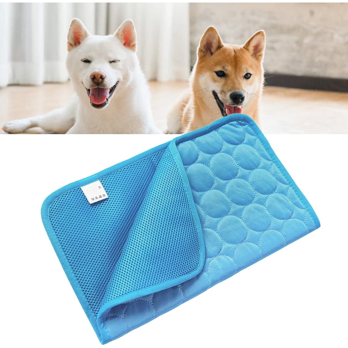 Dog Cooling Mat Pet Cooling Pads Dogs & Cats Pet Cooling Blanket for Outdoor Car Seats Beds 22IN x 28IN