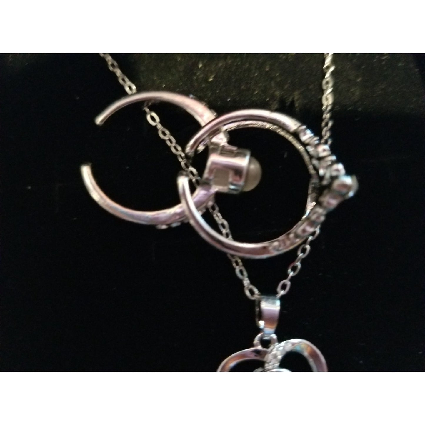 Gift Box For Mom Box says Best Mom Ever Necklace Heart Pendant and Ring with Red Rose Jewelry Storage Box for Women Mother's Day