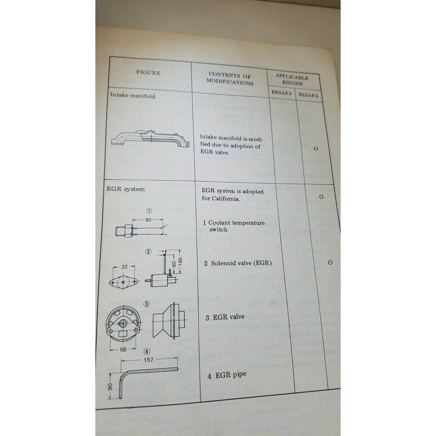 1974  Subaru 1400 MSA 102 B Year USA Model Service Manual Engine Section