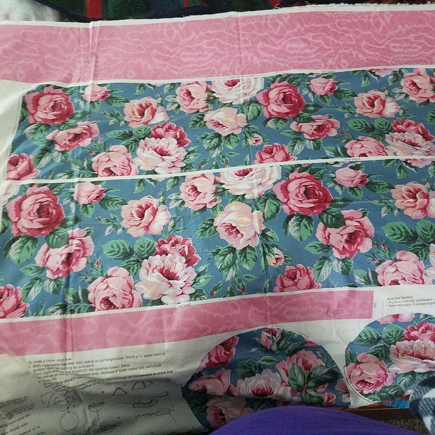 Craft Kit Cranston Print Works Garden Party Hat Decoration Wall Door Floral