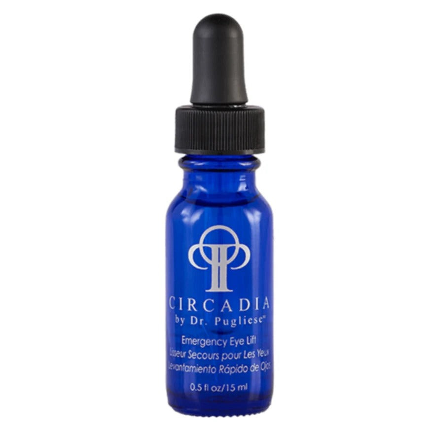 Skincare Circadia Emergency Eye Lift 0.5 oz crystal-clear gel instantly tightens and lifts the eye