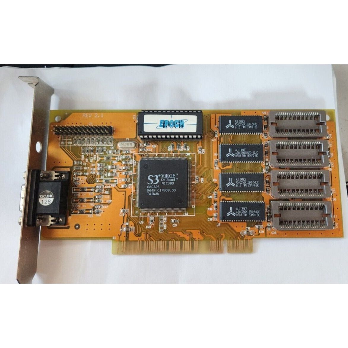 PCI Video card S3 ViRGE BNX 8400-00-00 Epoch Rev 2.1VGA