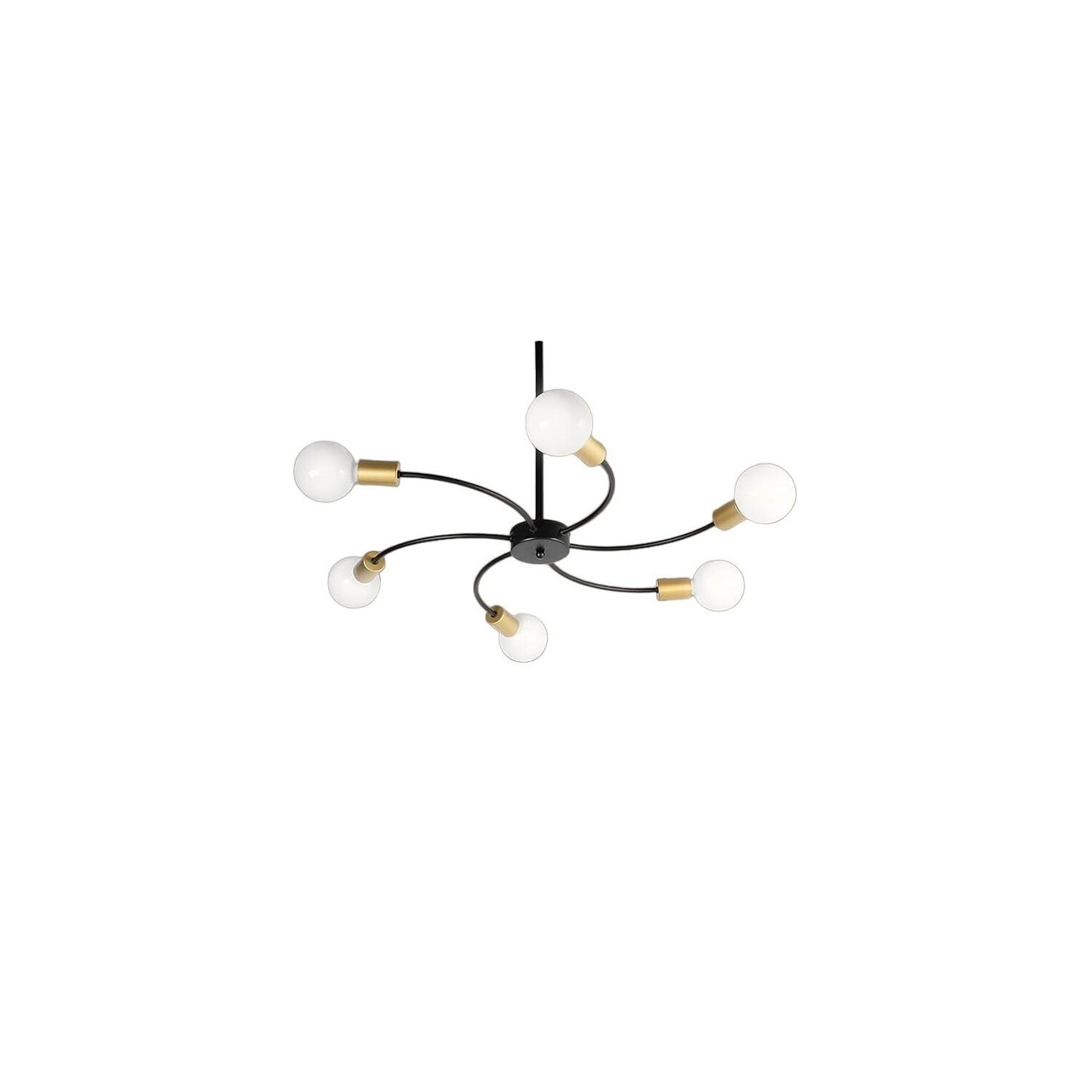 YORN KUNG Chandeliers,Sputnik Light Fixture,Bedroom Lights for Ceiling,6-Light,Suitable for Living Room, Bedroom, Dining Room, Corridor, Of