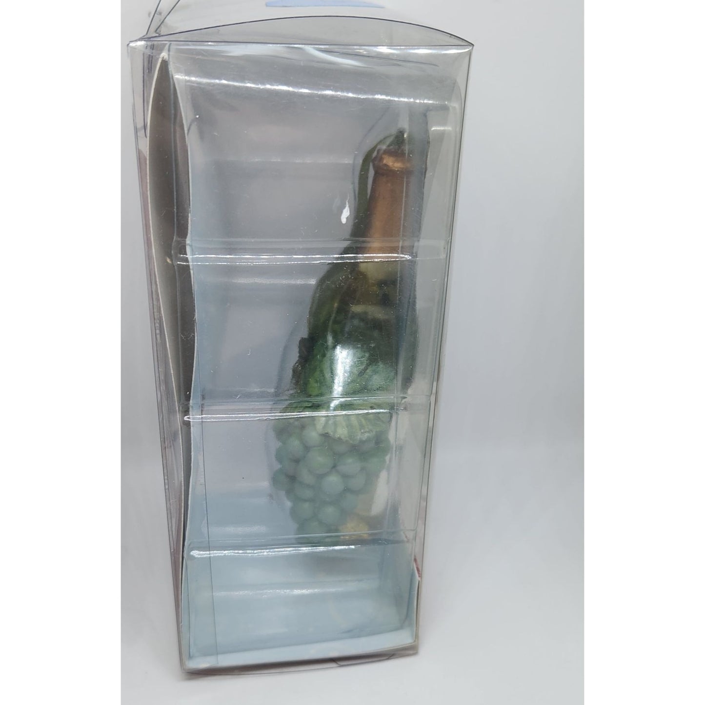 Christmas Ornament White Wine Bottle  4 1/2" Tall Epic Hanging