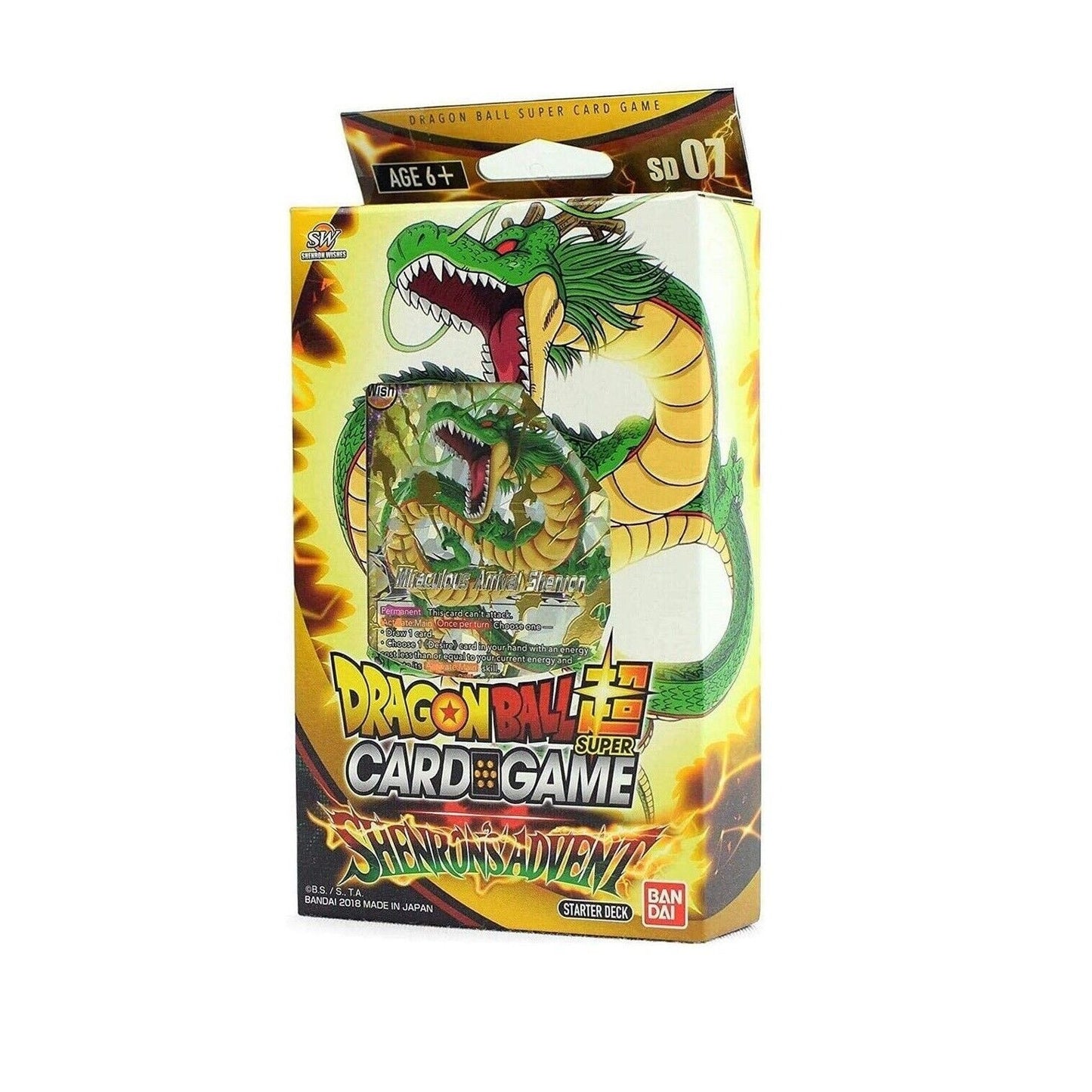 Toys Dragon Ball Super Shenrons Advent Starter Deck Series 7
