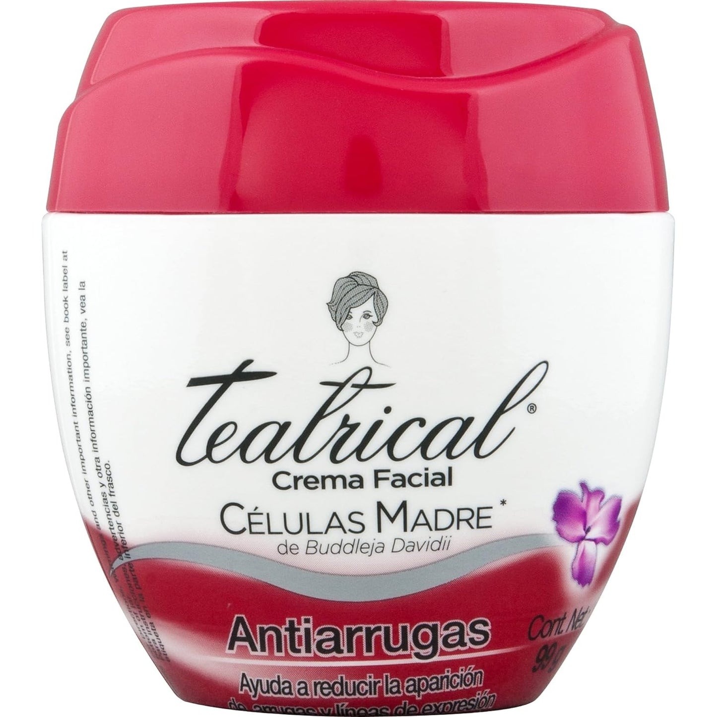 Skin Care TEATRICAL Anti-Wrinkle Cream with Buddleja Davidii Stem Cells, Floral, 3.5 Ounces,6-50240-01641-7
