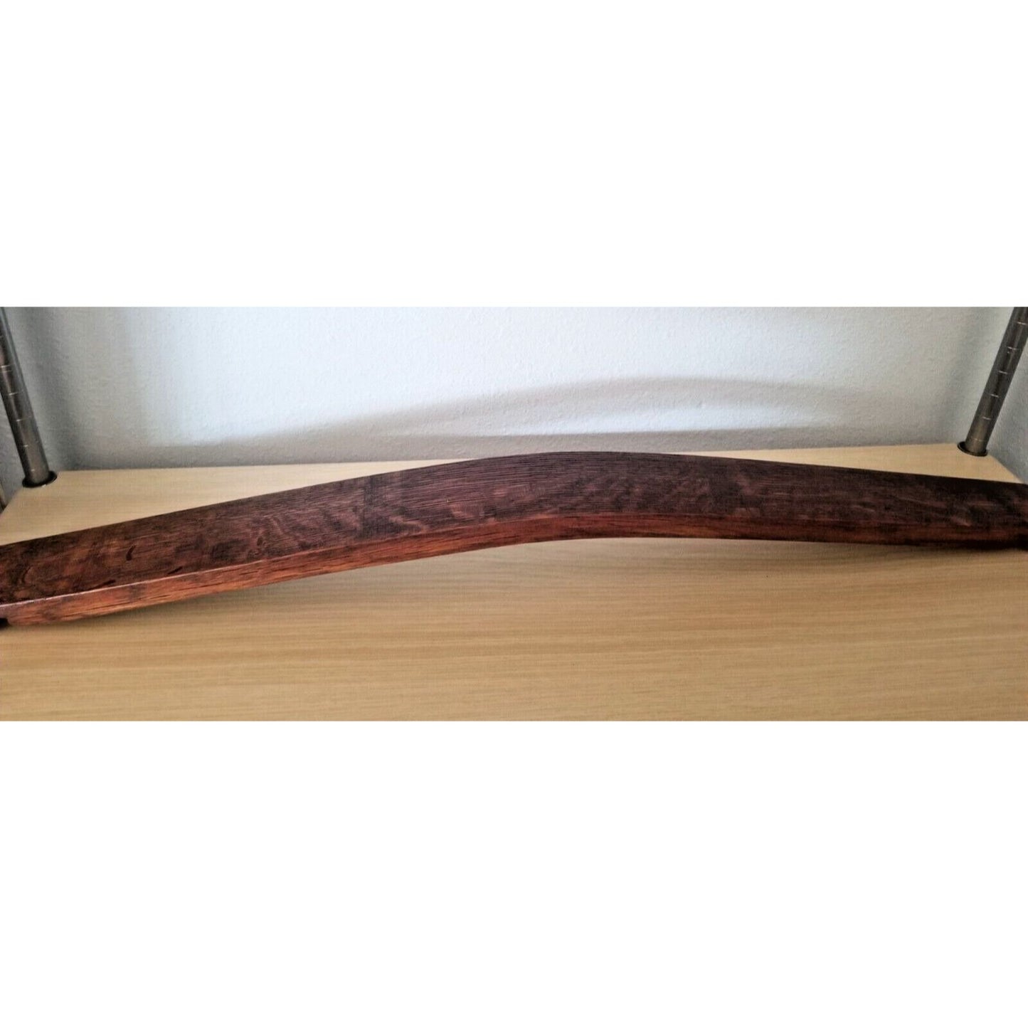 Wine Stave Sushi Tray No Feet  34" x 3 1/2 " x 2" Food Safe Finish is Bees Wax