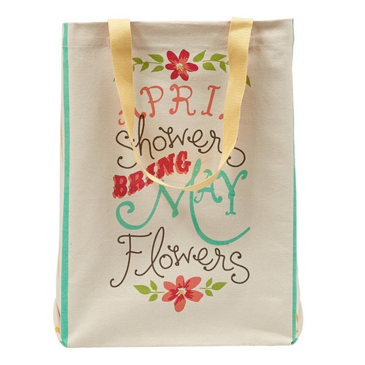 Shopping Canvas Totes 3 Pack Garden Printed Cotton 15"w X 15 1/2"l X 4