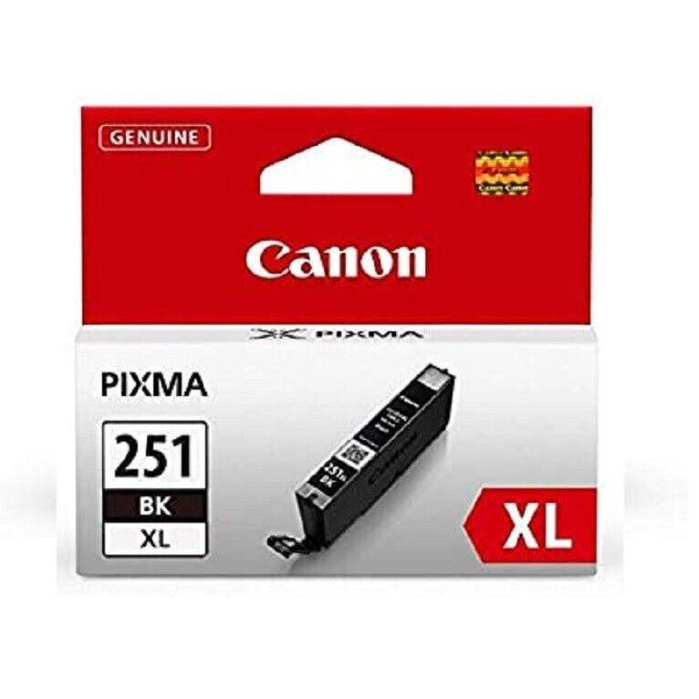 Printer Canon CLI-251XL Black Ink Tank Compatible MG6320 IP7220 & MG5420, MX922