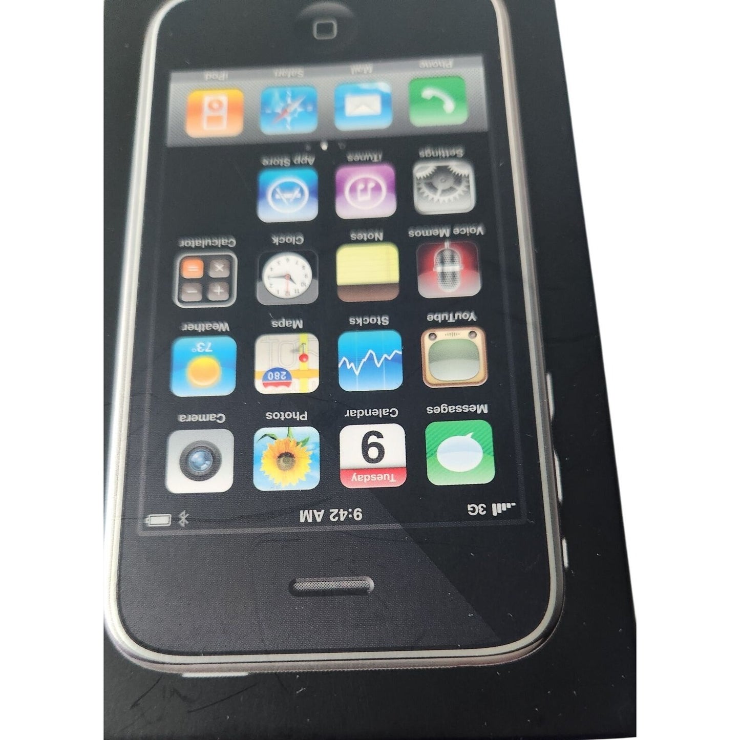 For Parts phone 1Phone 3G Blue 8G Box instructions plug wire