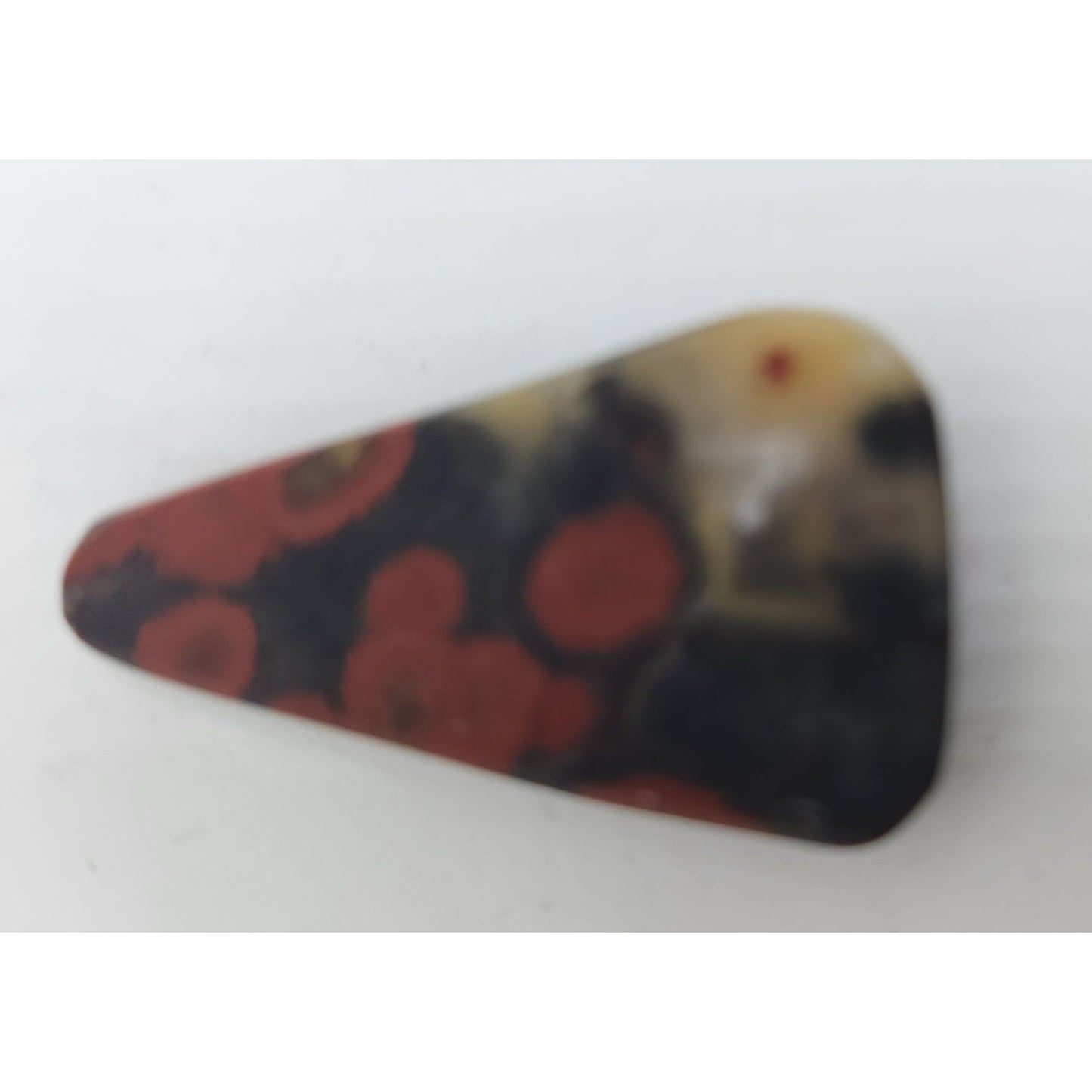 Gemstone Loose Morgan Hill Poppy Jasper Stone Cabochon Pendant Size 35 ct 6.9 gr