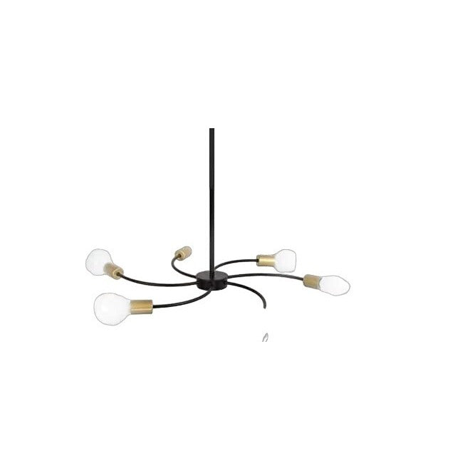 YORN KUNG Chandeliers,Sputnik Light Fixture,Bedroom Lights for Ceiling,6-Light,Suitable for Living Room, Bedroom, Dining Room, Corridor, Of