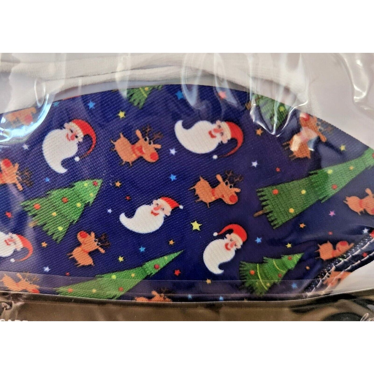 Primeware Mask Christmas Design Adult 2 pack 2 layers 100 % Polyester Washable
