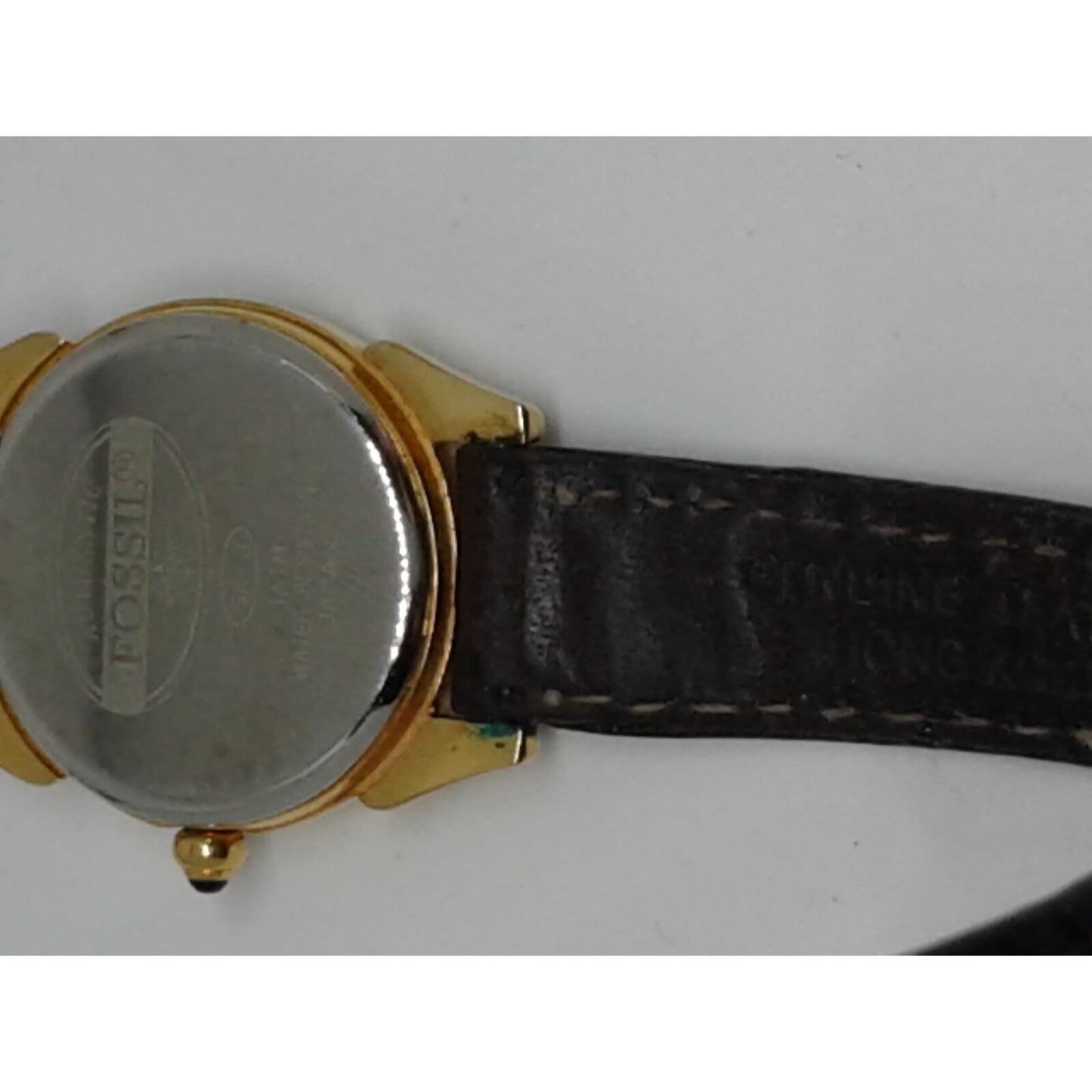 Watches set of 3 For Parts 2 Fossil 1 Silver 1 Gold Color and 1 Lei Round Face