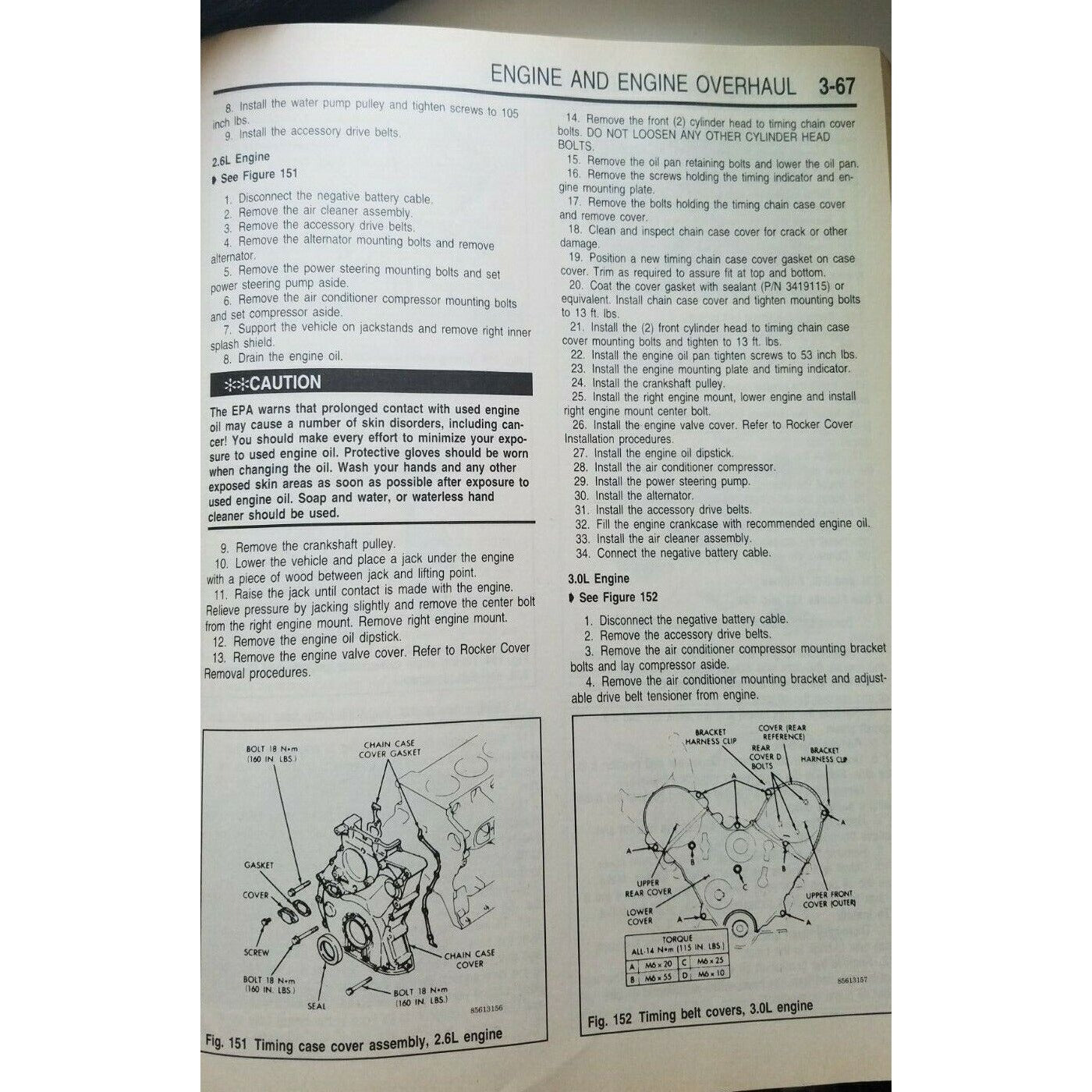 1984-92 Chilton's Chrysler Caravan Voyager Repair Manual # 8155
