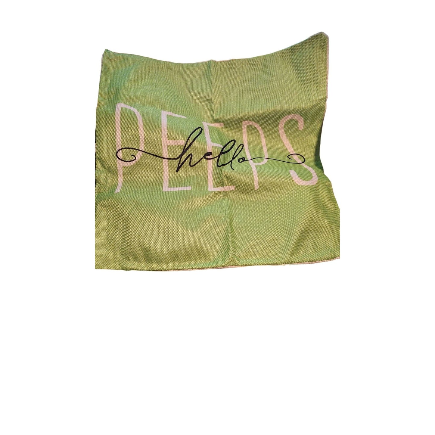 Easter Pillow Covers Set of 4 Canvas With Zipper 18" Square