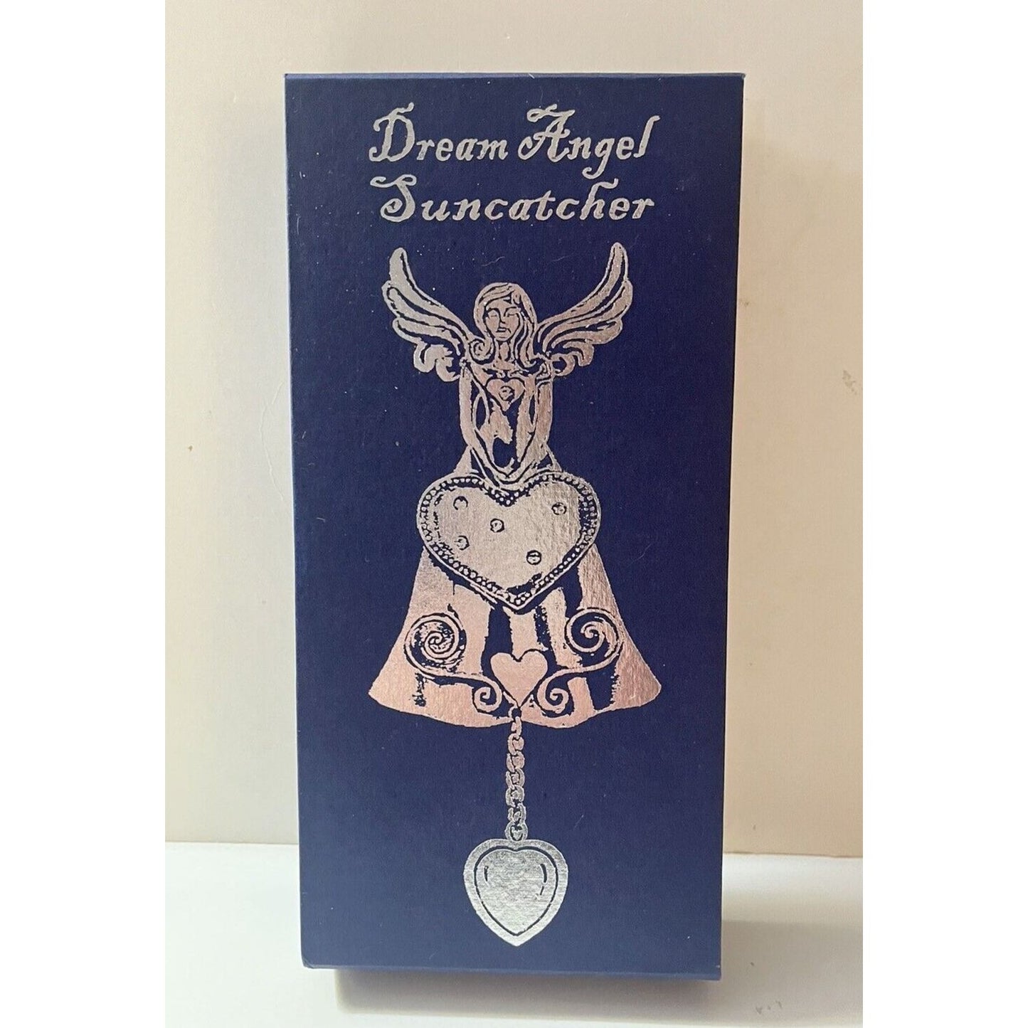 Dream Angel Suncatcher Hanging Ornament Yellow Stone Elegant Silver Ornament