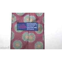 Tie J C Penney Red Green Brown Silk Neck Tie Intl Brand 58 " Long 4" Wide