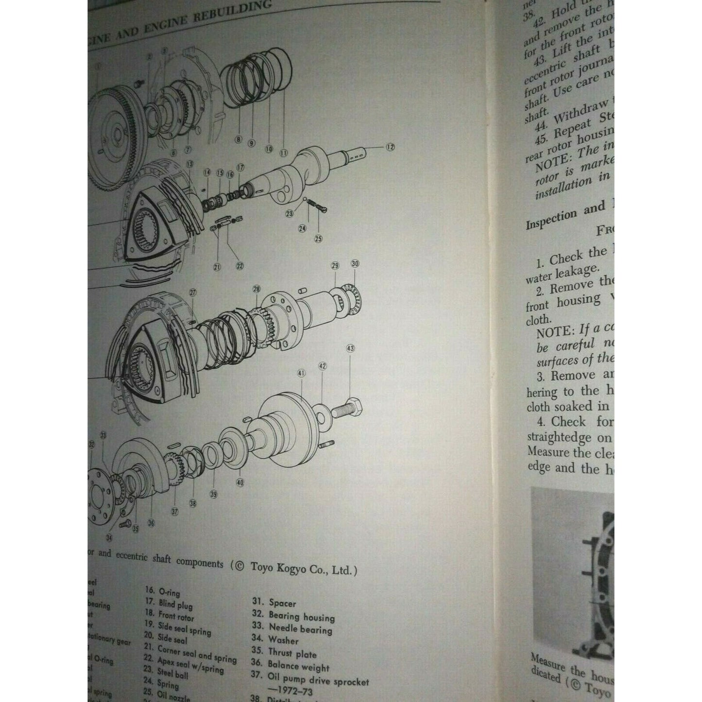 1971-73  Mazda Chiltons Repair TuneUp Guide Rotary Engine RX-3 1972-73  RX-2