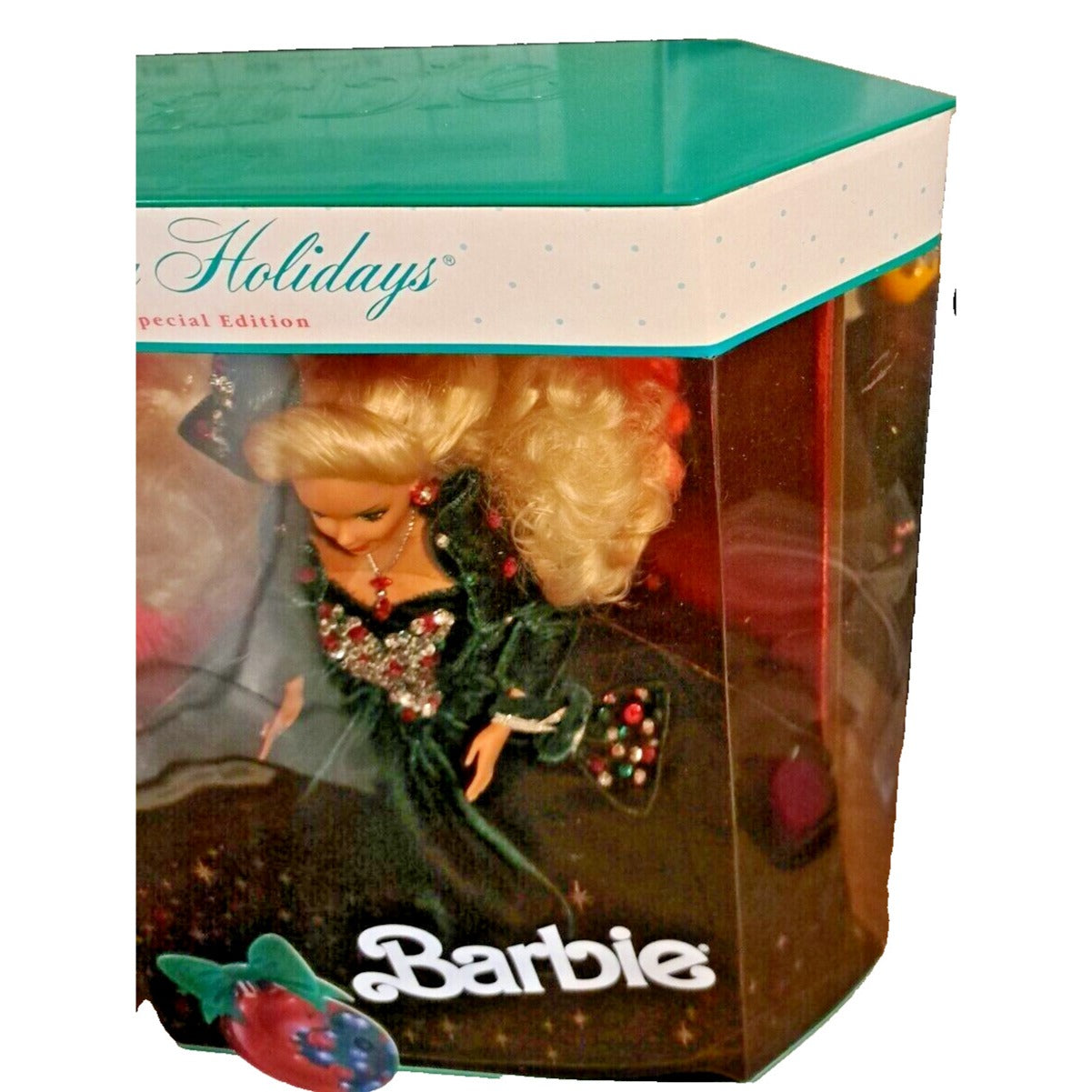 Vintage 1991 Happy Holidays Barbie Doll Christmas Special Edition Mattel #1871