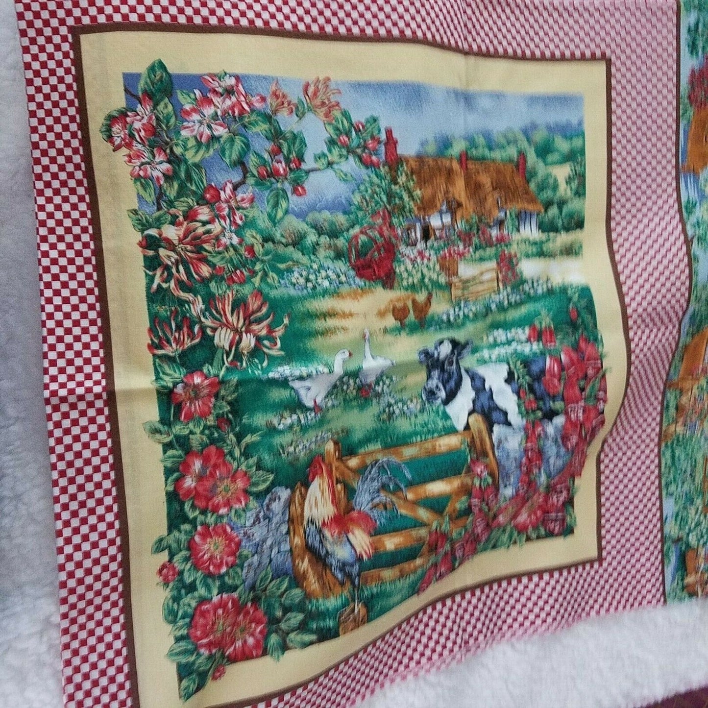 Craft Kit Set of 2 Pillows Fabric Woodrow Studio London England Down on The Farm