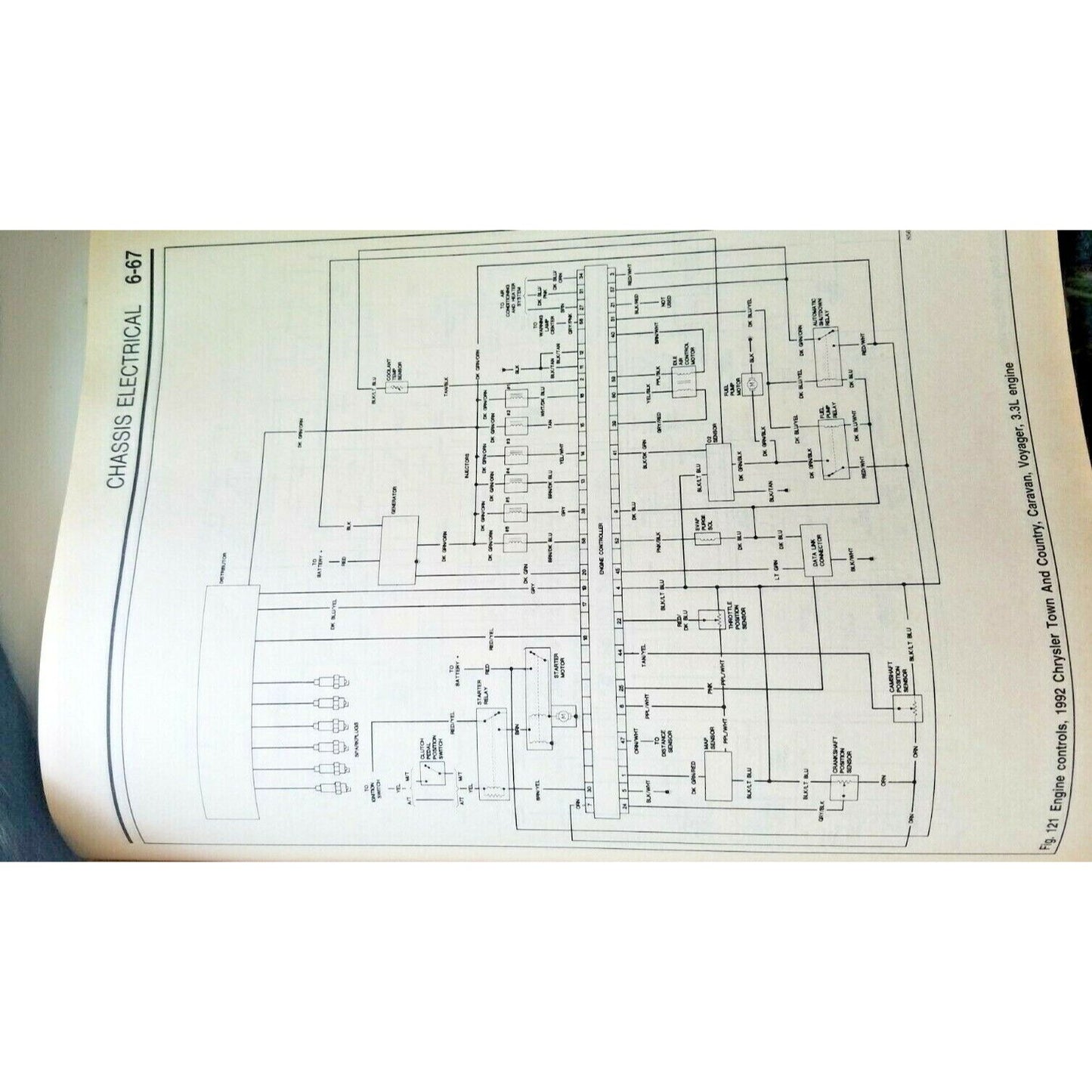 1984-92 Chilton's Chrysler Caravan Voyager Repair Manual # 8155