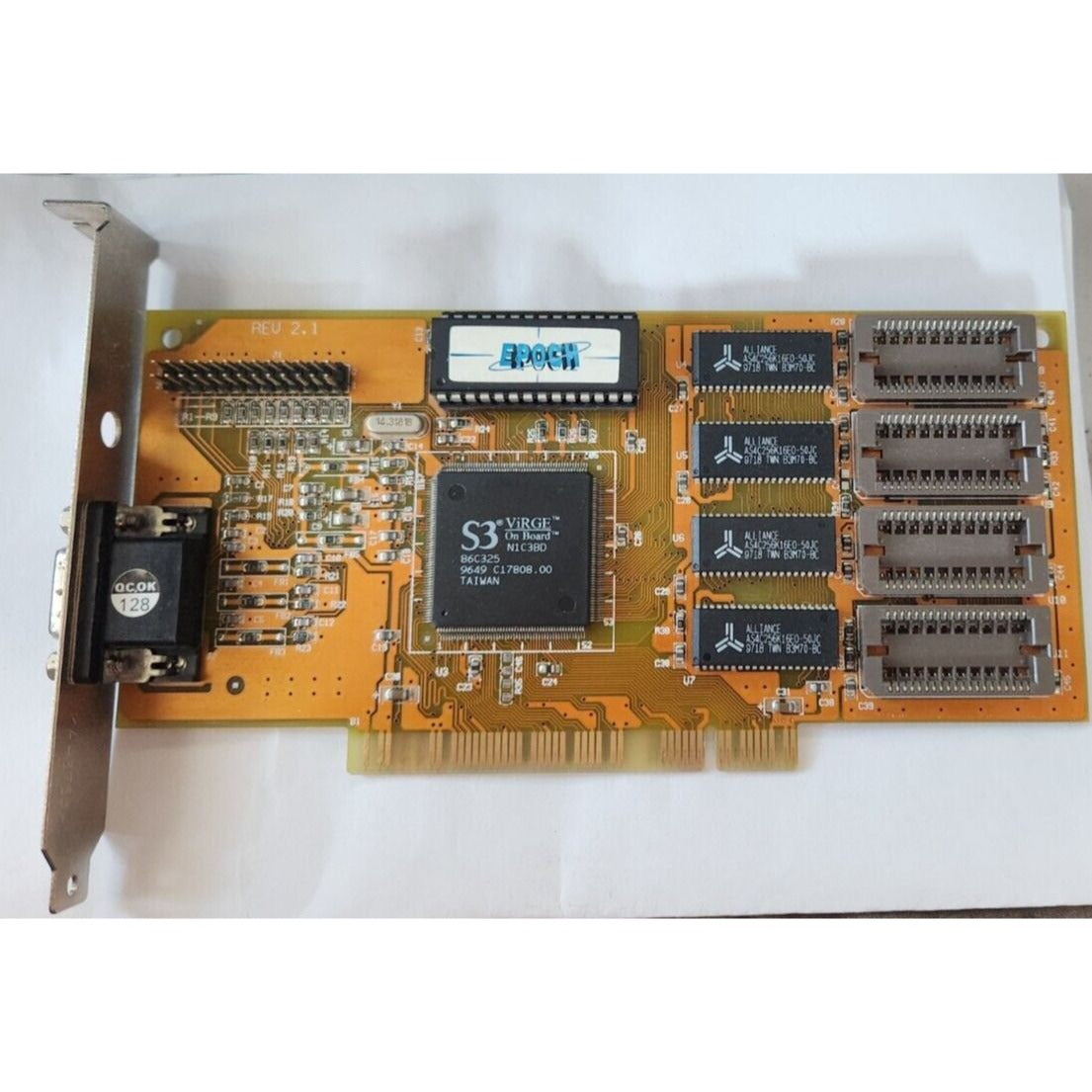 PCI Video card S3 ViRGE BNX 8400-00-00 Epoch Rev 2.1VGA