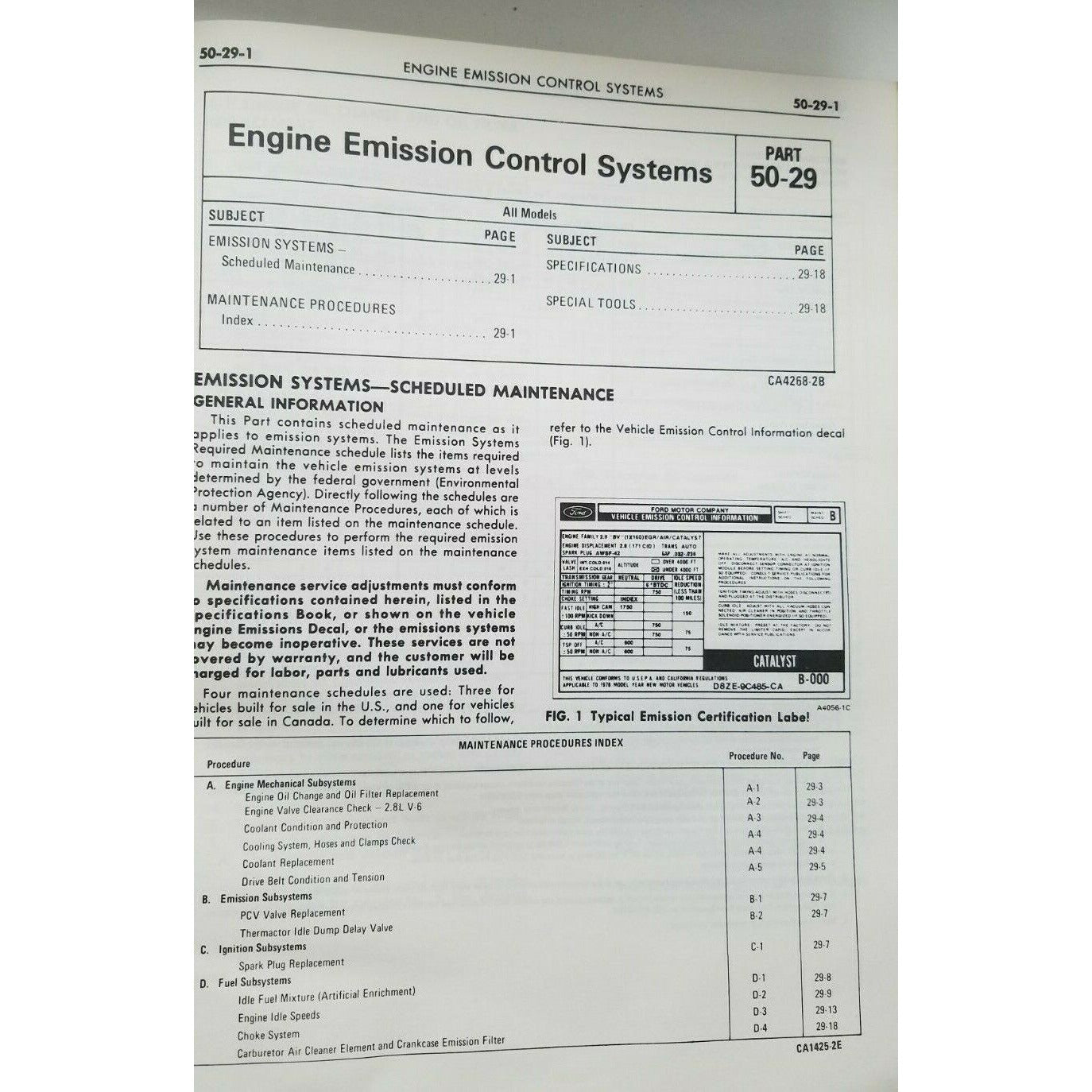 1978  Ford  Car Shop Manual Volume 5 Pre-Delivery Maintenance Lubrication