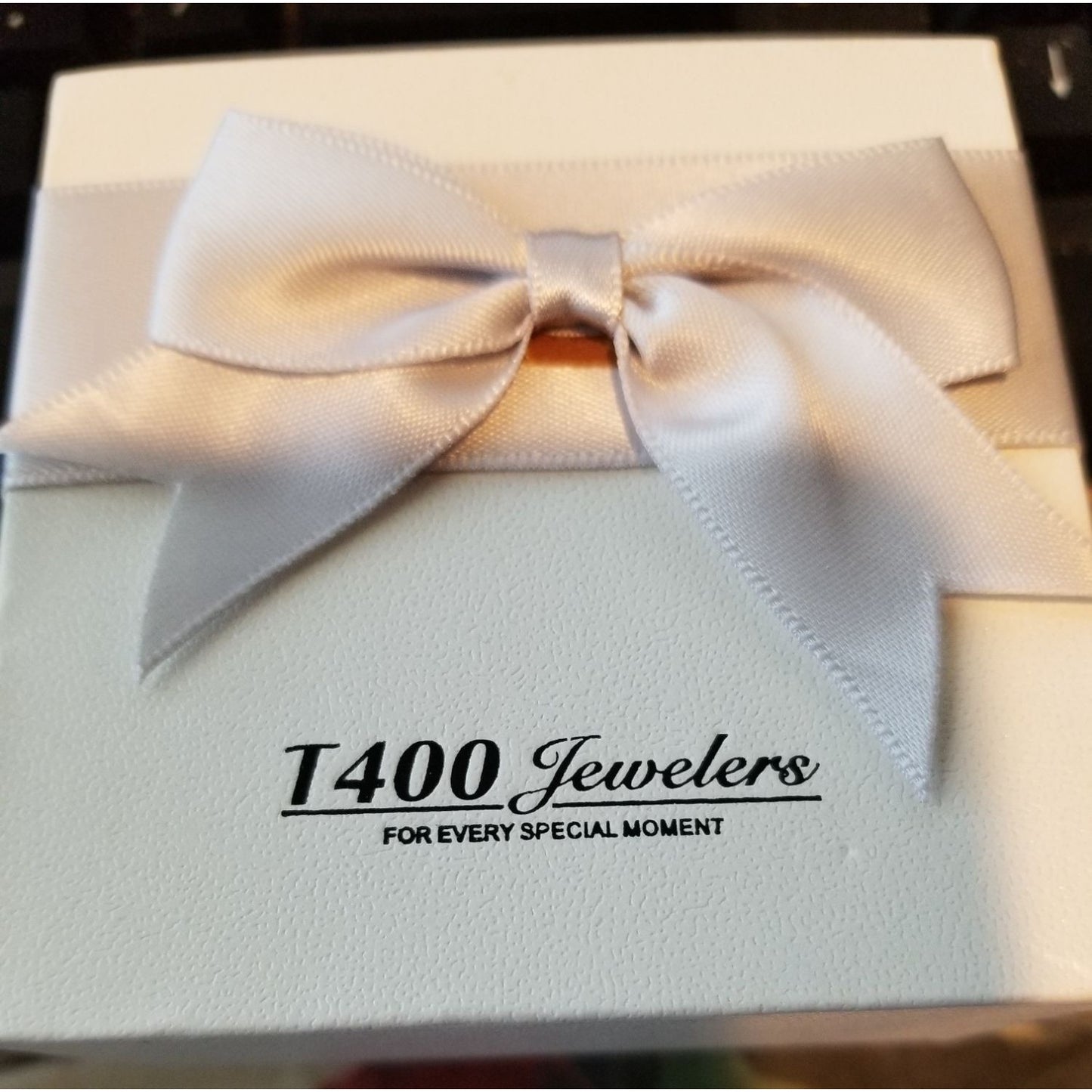 Necklace T400 Jewelers Butterfly Wing Pendant Heart shaped Swarovski Crystal Bow Box Cleaning Cloth Care Instructions