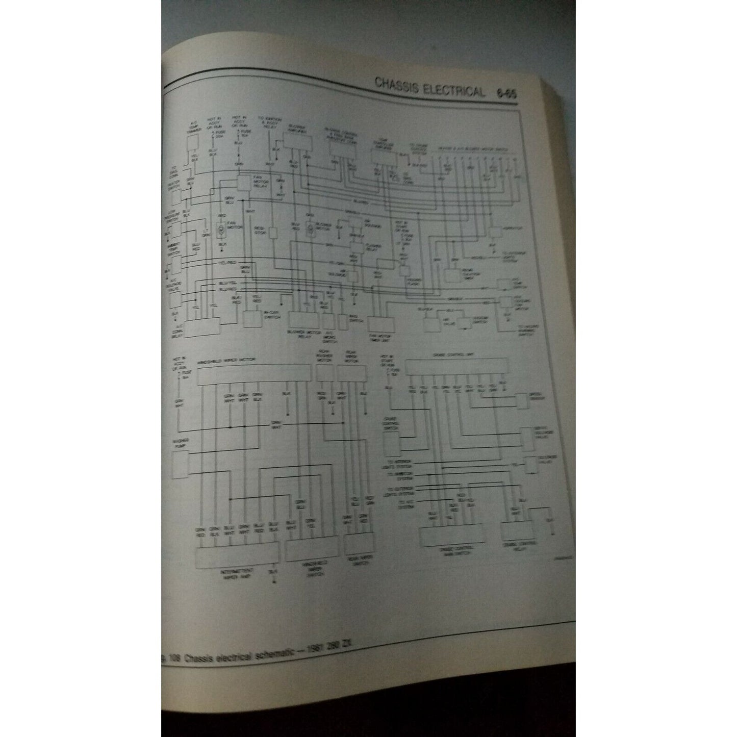 1970 - 88 Chilton's Nissan Z ZX Repair Manual # 52800 Automobile Wiring