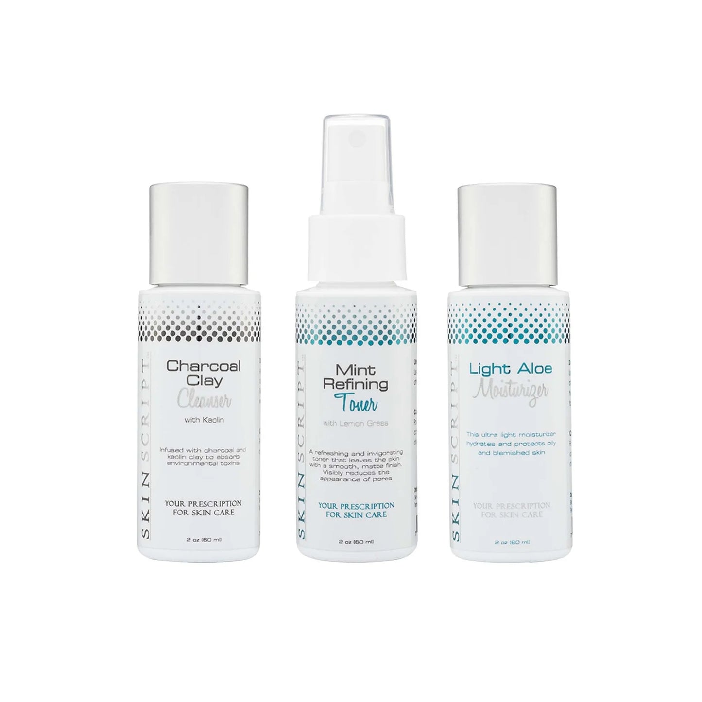 Skincare Skinscript Minimalist Kit 3 pieces Skin Care Benefits: Helps cleanse sebum and impurities