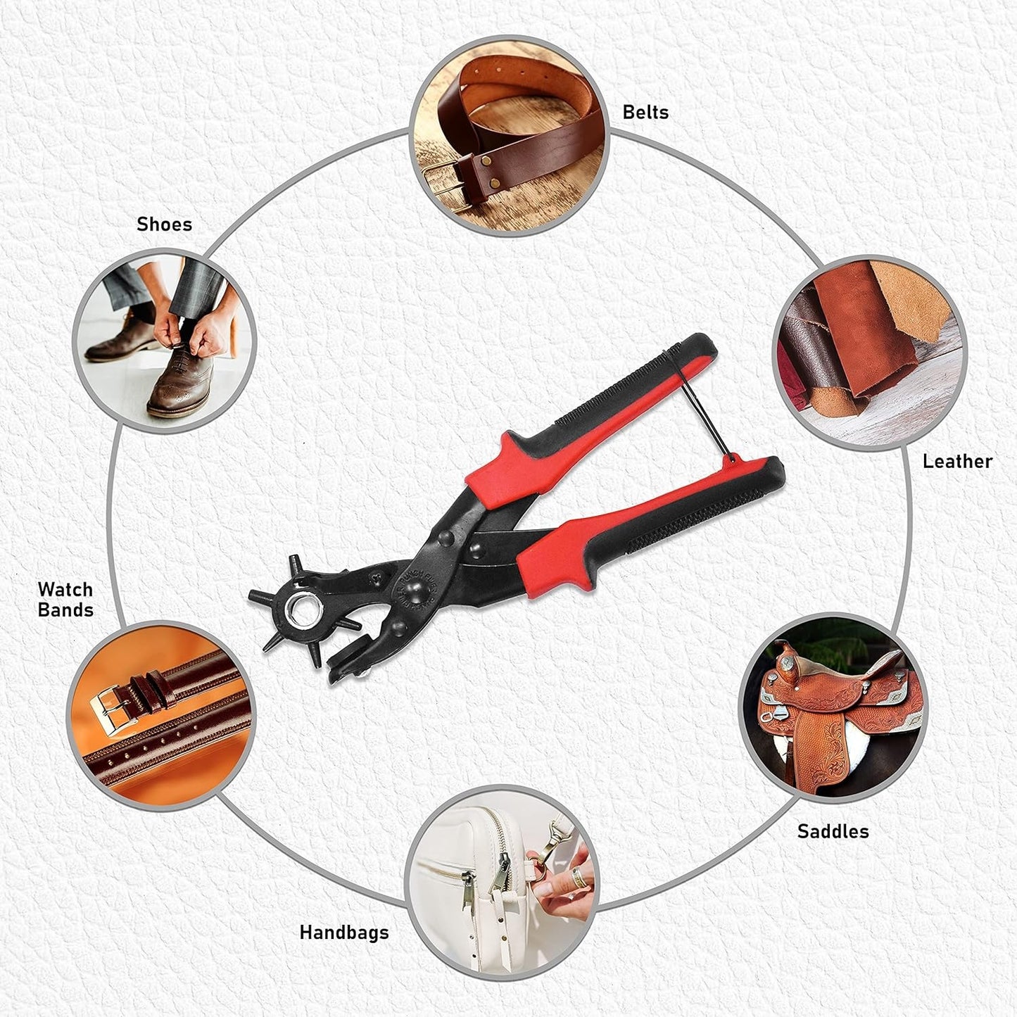 Xool Revolving Hole Punch Plier Kit
