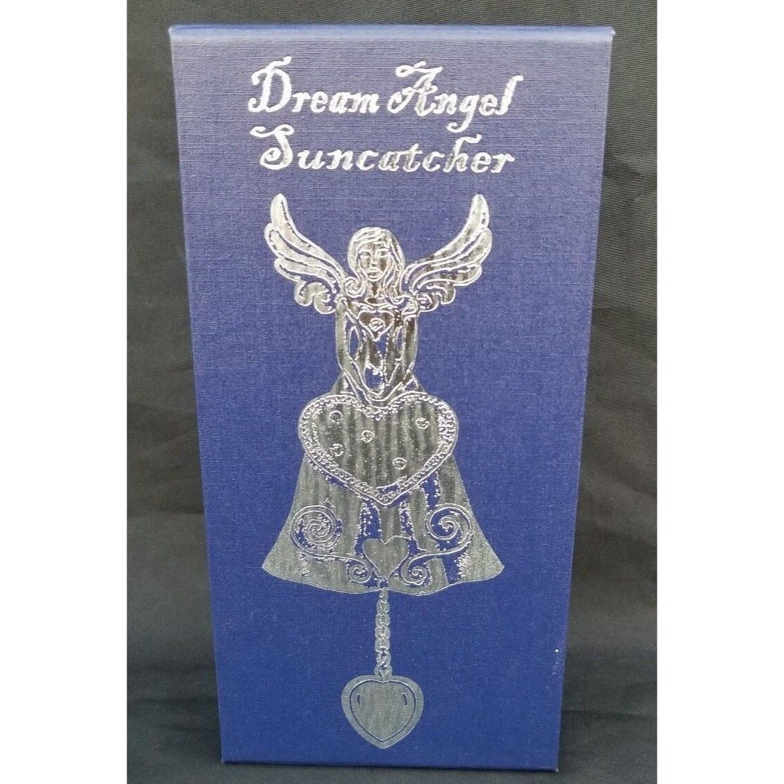 Dream Angel Suncatcher Hanging Ornament Yellow Stone Elegant Silver Ornament