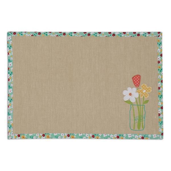 Placemat Napkin Set 1 Each Design Imports Ditzy Daisies Embellished