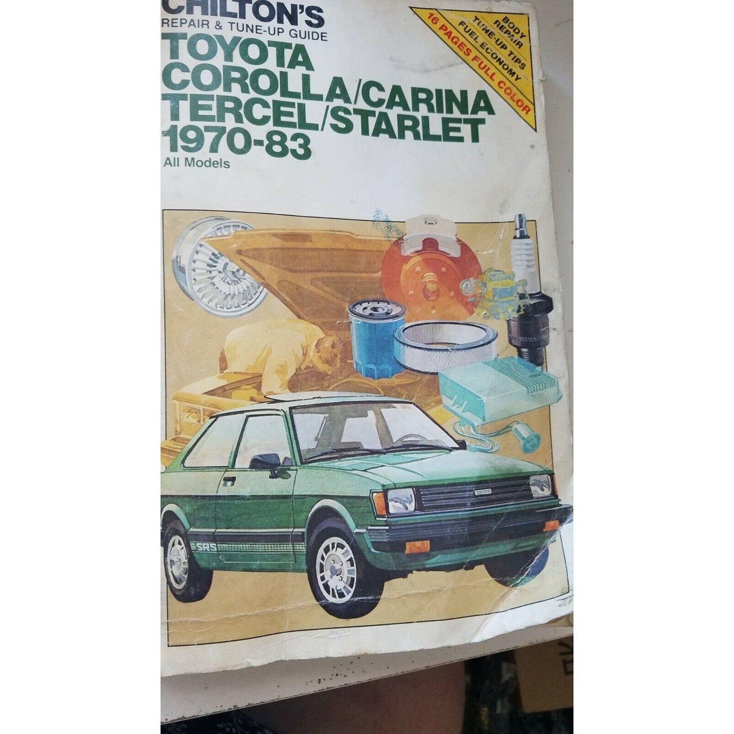 1970 -1983  Chilton's Toyota Corolla Carina Tercel Starlet  All Models Repair