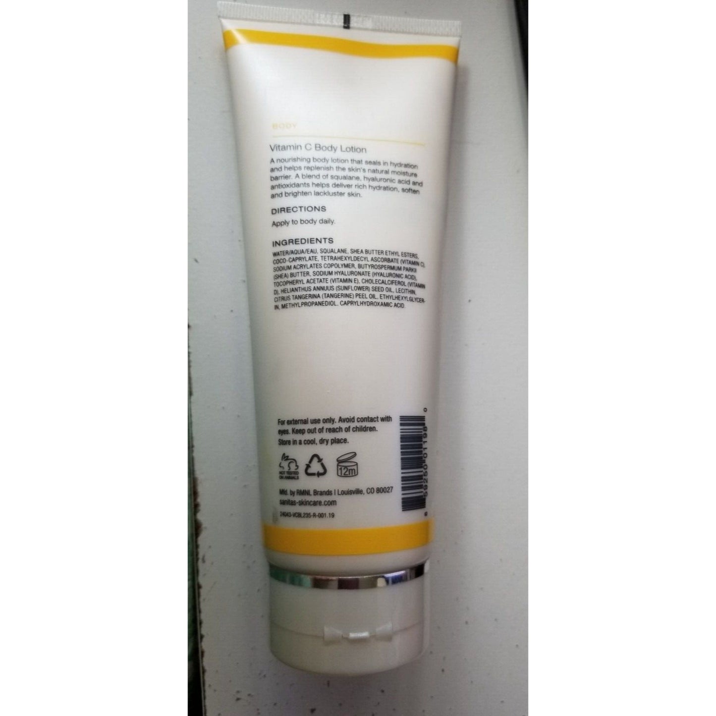 Skin Care Sanitas Vitamin C Body Lotion 8 oz