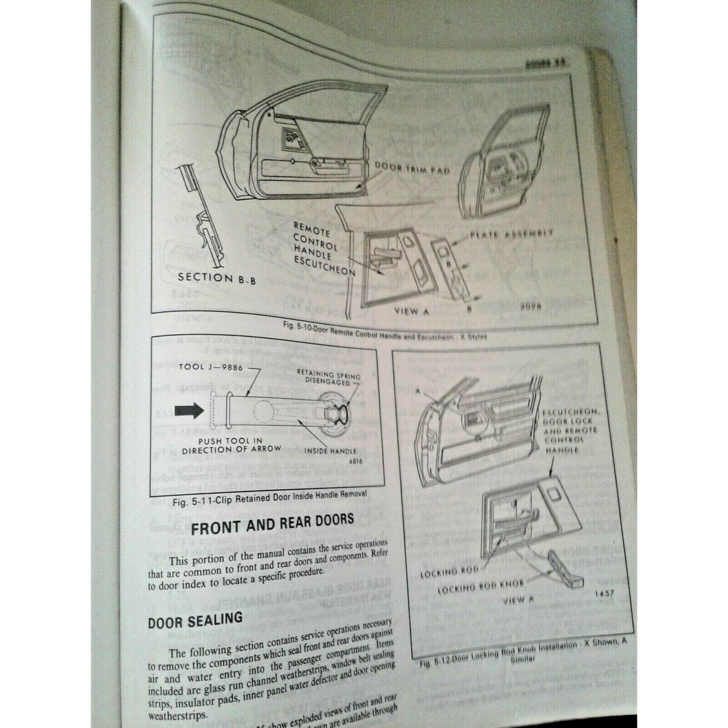 1982 Pontiac Service Manual Phoenix and 6000 Automobile Repair Shop
