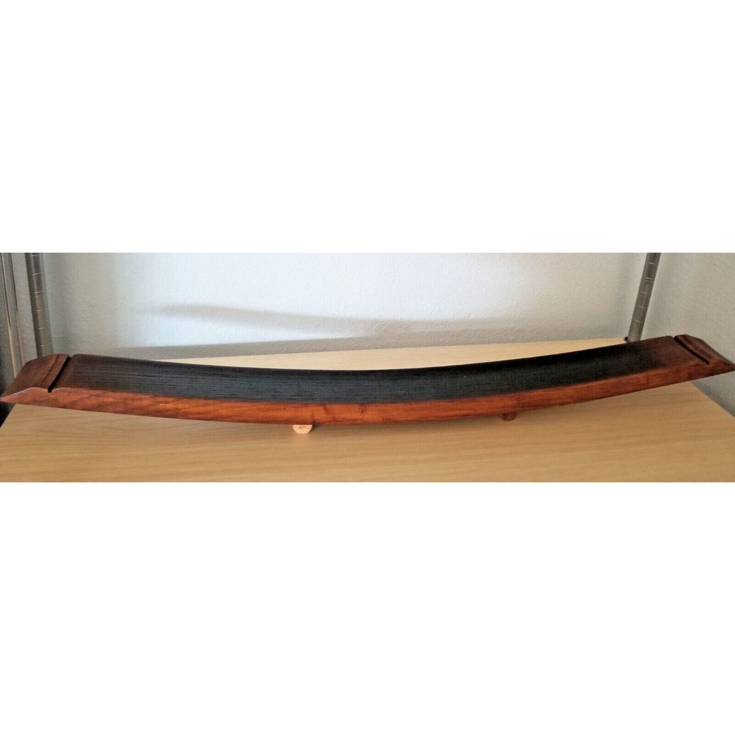 Wine Stave Sushi Tray Cork Feet 34" x 3 1/2 " x 2" Food Safe