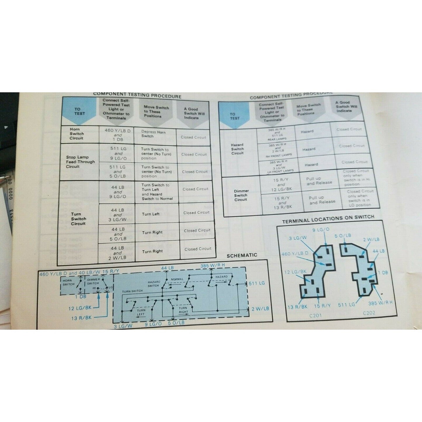 1984  Ford  Ranger Bronco II Electrical & Vacuum Troubleshooting Manual