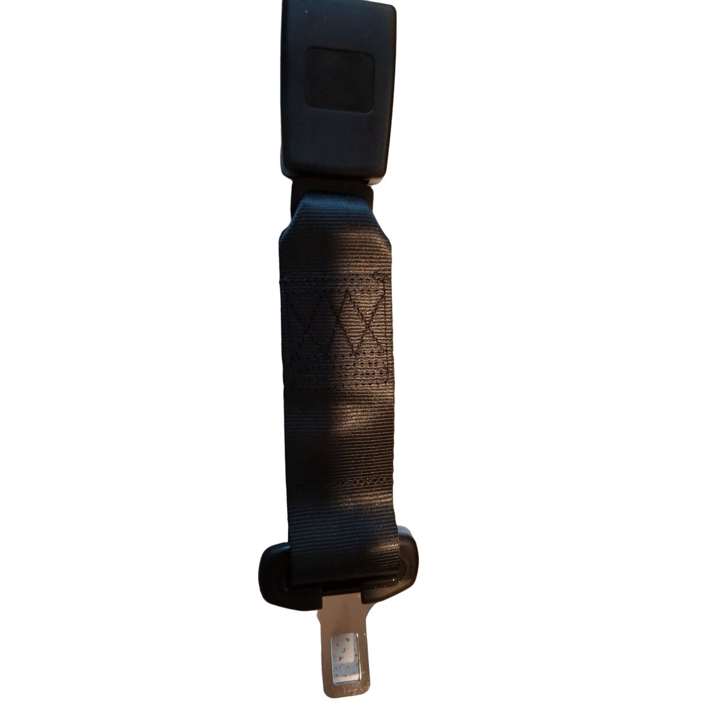 Universal Seat Belt Extender 12" Black with Red Button for release
