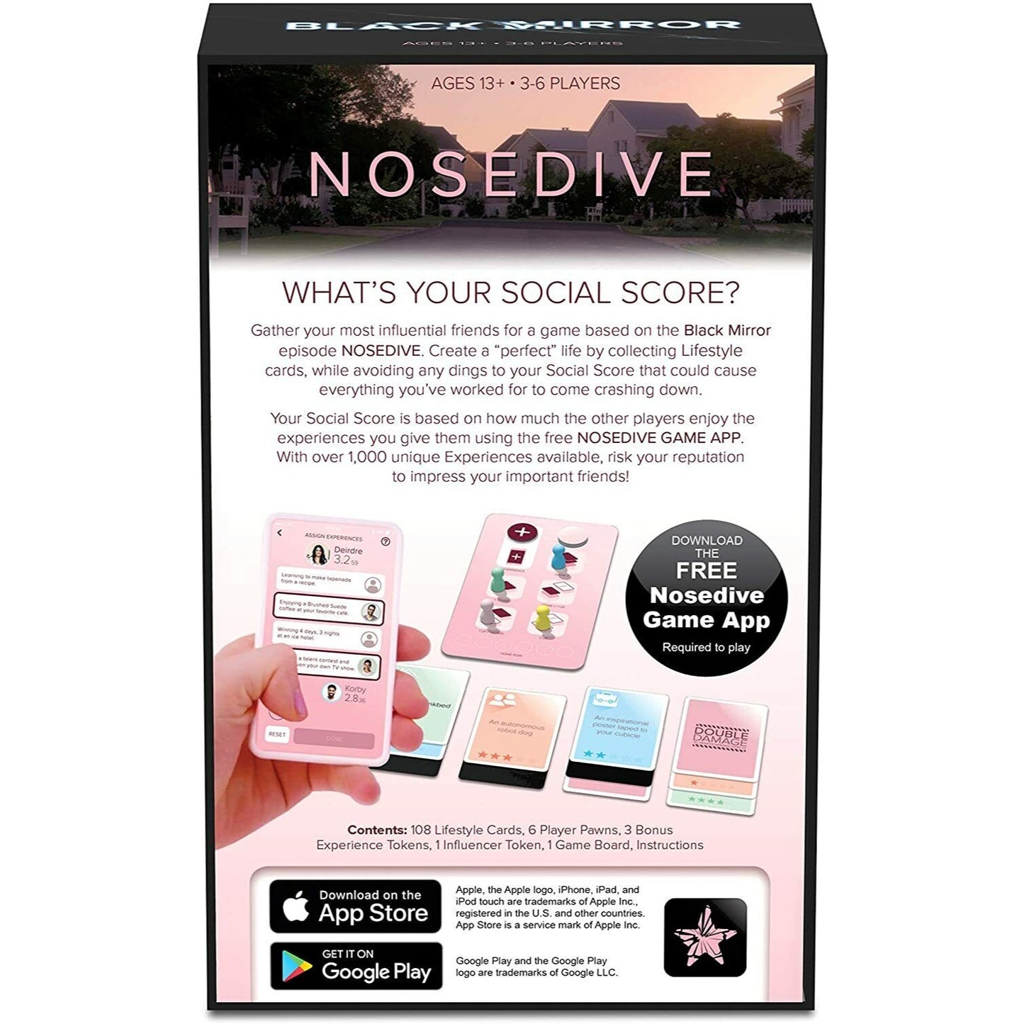 Toys Game Black Mirror: Nosedive Brand: Forrest Pruzan Creative A Social Game